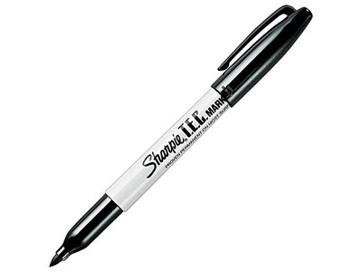 Sharpie T.E.C. Permanent Marker, Fine Tip, Black (13401)