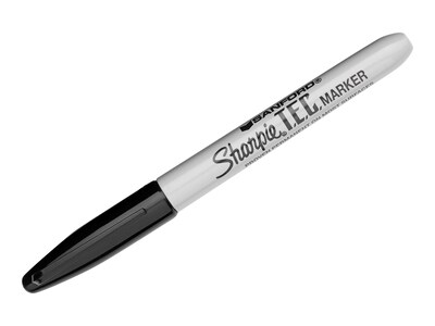 Sharpie T.E.C. Permanent Marker, Fine Tip, Black (13401)