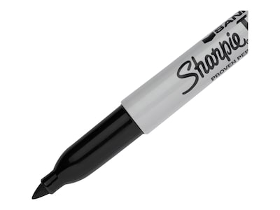 Sharpie PRO Permanent Markers, Fine Tip, Black, 12/Pack (2017818)
