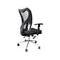 Techni Mobili Mesh Back Fabric Task Chair, Black (RTA-0098M-BK)