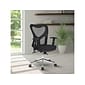 Techni Mobili Mesh Back Fabric Task Chair, Black (RTA-0098M-BK)