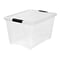 IRIS 53 Qt. Clear Storage Boxes, 6/Carton (TB-56D)