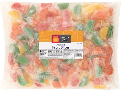 Snack Jar™ Assorted Fruit Slices, 3.4 lb