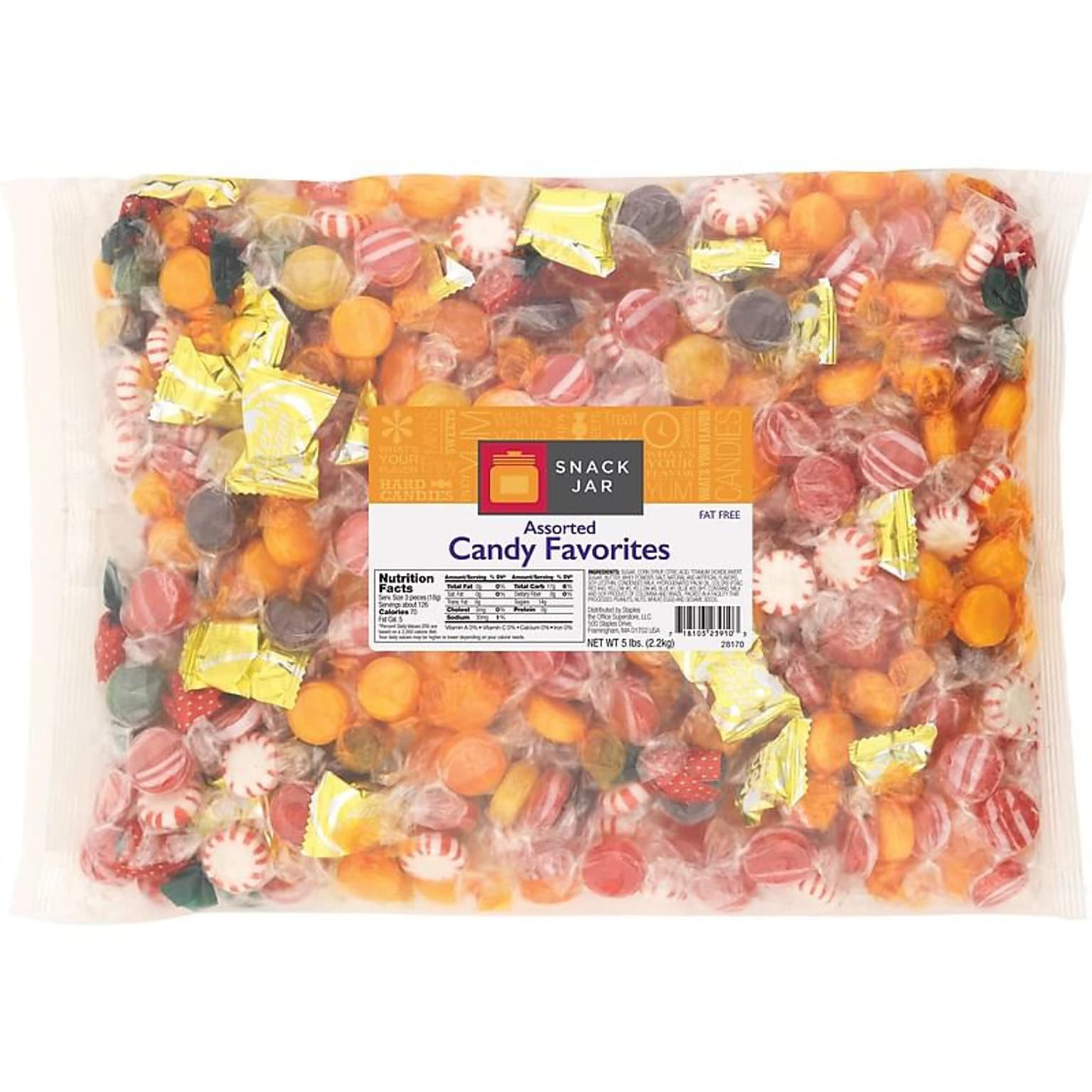 Snack Jar™ Assorted Candy Favorites, 5 lb Bag