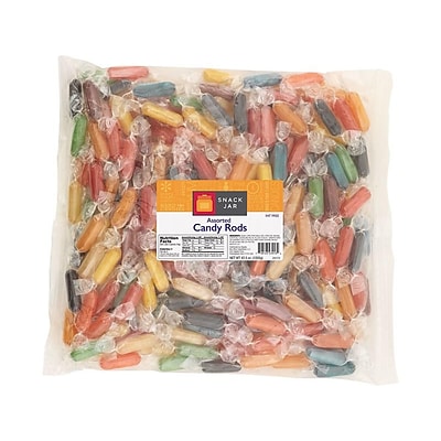 Snack Jar™ Assorted Candy Rods, 2.7 lb