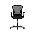 Essentials by OFM Swivel Mesh Back Mid Back Task Chair with Arms, Black (ESS-3011)