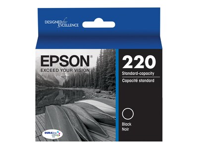 Epson T220 Black Standard Yield Ink Cartridge (T220120-S)