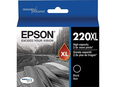 Epson T220XL Black High Yield Ink Cartridge (T220XL120-S)