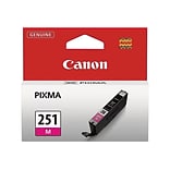 Canon CLI-251 Magenta Standard Yield Ink Cartridge (6515B001)