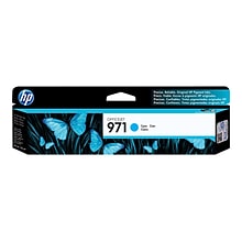 HP 971 Cyan Standard Yield Ink Cartridge   (CN622AM)