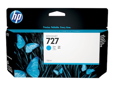 HP 727 Cyan Standard Yield Ink Cartridge (B3P19A)