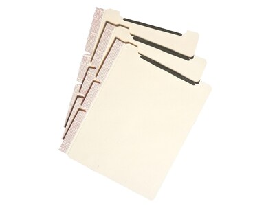 Smead Self Adhesive Filing Dividers, Letter Size, Manila, 25/Pack (68025)