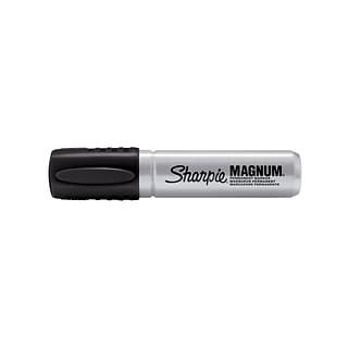 Sharpie Magnum Permanent Marker, Chisel Tip, Black (44001)