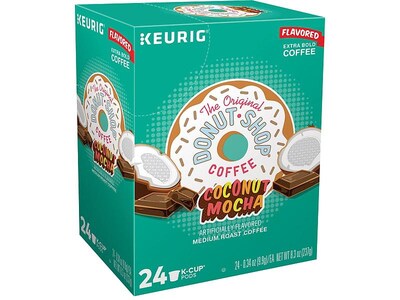 Eight O'Clock Coconut Mocha Coffee Keurig® K-Cup® Pods, Medium Roast, 24/Box (6248)