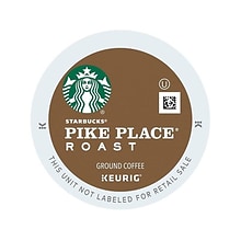 Starbucks Pike Place Coffee Keurig® K-Cup® Pods, Medium Roast, 96/Carton (SBK18994CT)