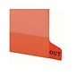 Smead End Tab Poly Outguides, Two Pocket, Bottom Position Tab, Letter Size, Red, 25/Box (61950)