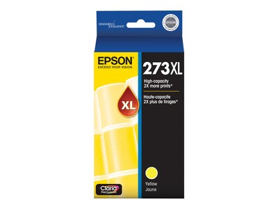 Epson T273XL Black/Cyan/Magenta/Yellow High Yield Ink Cartrtridges, 4/Pack
