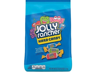 Jolly Rancher Hard Candy, Assorted, 60 Oz. (HEC15671)