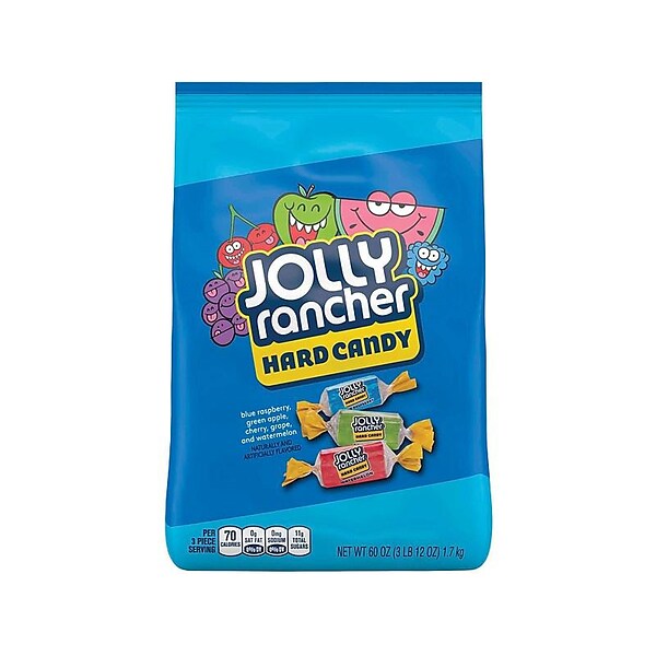 Jolly Rancher Hard Candy, Assorted Flavors, 60 oz., (HEC15671)