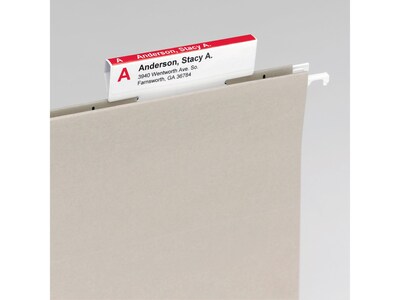 Smead Viewables Color-Coded Labels Refill Pack, White, 160/Pack (64915)