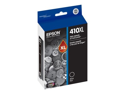 Epson 410XL Black High Yield Ink Cartridge (T410XL020-S)