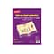 Staples Heavyweight Fold-Out Sheet Protectors, 11 x 17, Clear, 5/Pack (15937-CC)