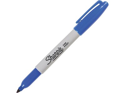 Sharpie Permanent Marker, Fine Tip, Blue (30003)