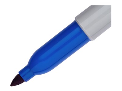 Sharpie Permanent Marker, Ultra Fine Tip, Blue, Dozen (37003