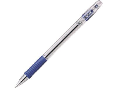 Pilot EasyTouch Ballpoint Pens, Fine Point, Blue Ink, Dozen (32002)