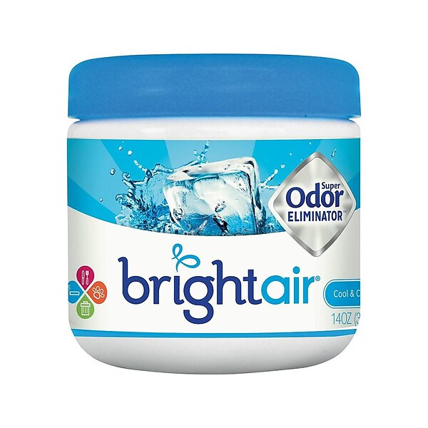 Bright Air Super Odor Eliminator Solid Air Freshener, Cool & Clean (900090)