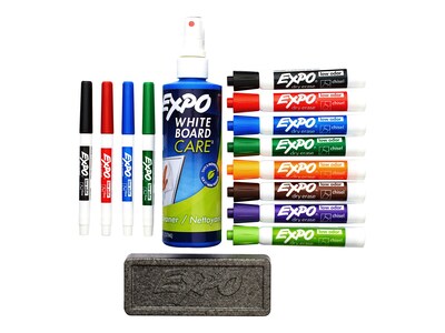 EXPO Dry Erase Kit, Assorted Colors (80054)