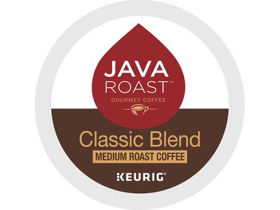 Java Roast Classic Blend Coffee Keurig® K-Cup® Pods, Medium Roast, 24/Box (52968)