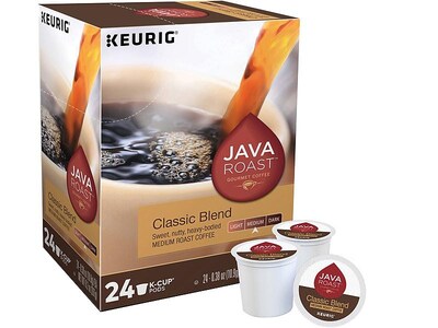 Java Roast Classic Blend Coffee Keurig® K-Cup® Pods, Medium Roast, 24/Box (52968)
