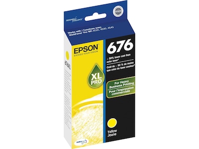 Epson T676XL Yellow High Yield Ink Cartridge