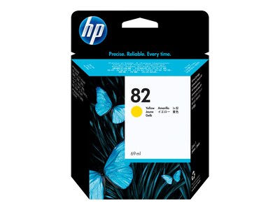 HP 82 Yellow Standard Yield Ink Cartridge (C4913A)