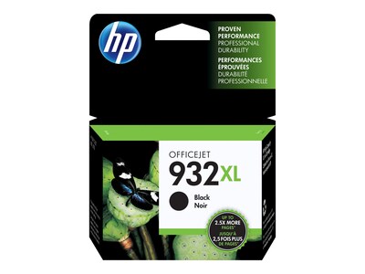 HP 932XL Black High Yield Ink Cartridge, Print Up to 1,000 Pages (CN053AN#140)