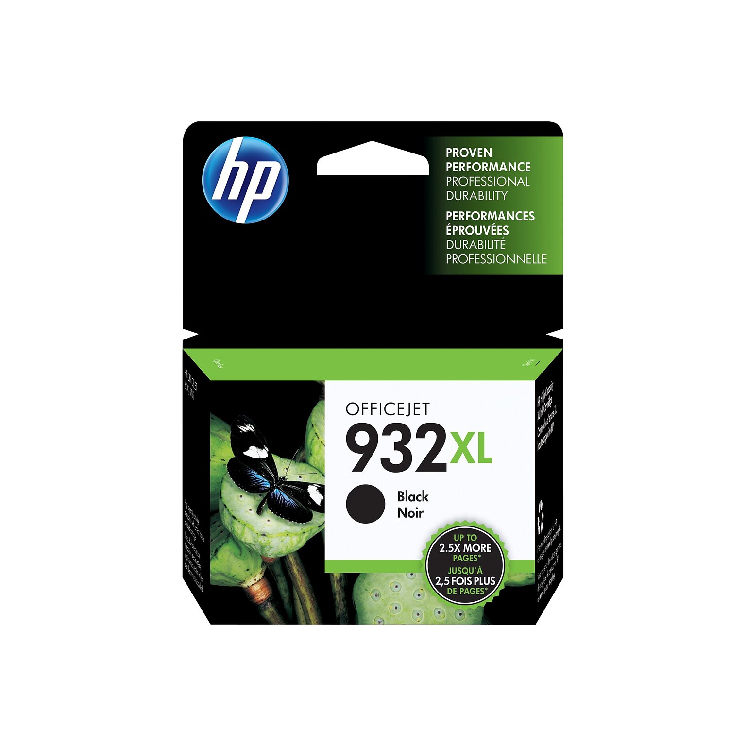 HP 932XL Black High Yield Ink Cartridge, Prints Up to 1,000 Pages (CN053AN#140)