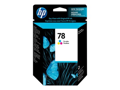 HP 78 Tri-Color Standard Yield Ink Cartridge (C6578DN#140)