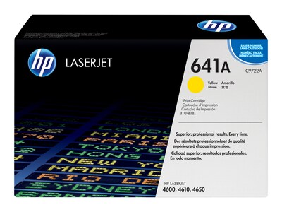 HP 641A Yellow Standard Yield Toner Cartridge (C9722A)