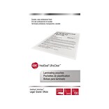 Swingline GBC HeatSeal UltraClear Thermal Pouches, Legal, 100/Box (3745011)