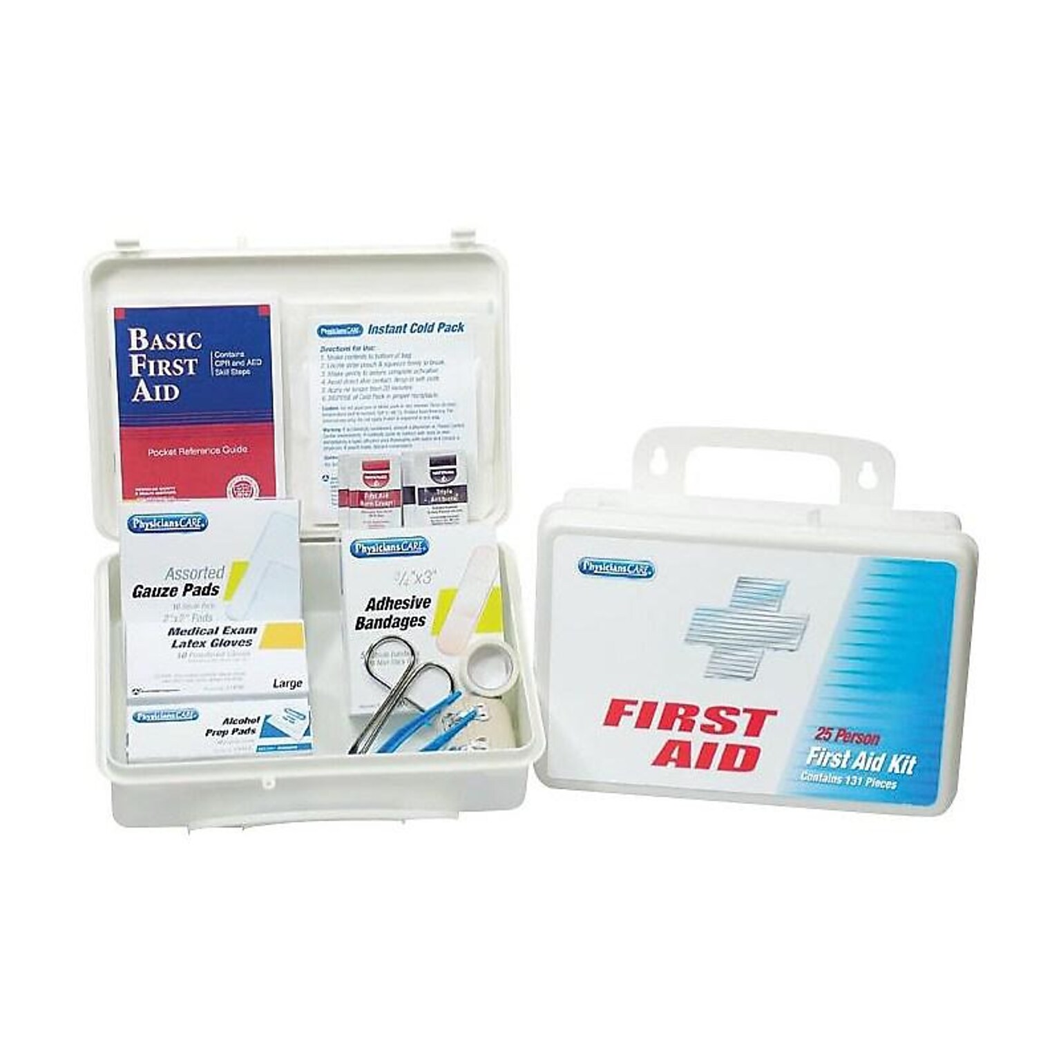 PHYSICIANSCARE 135 pc. First Aid Kit for 25 People (60002)