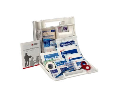First Aid Only Plastic First Aid Kit, 10 People, 62 Pieces (222-U)