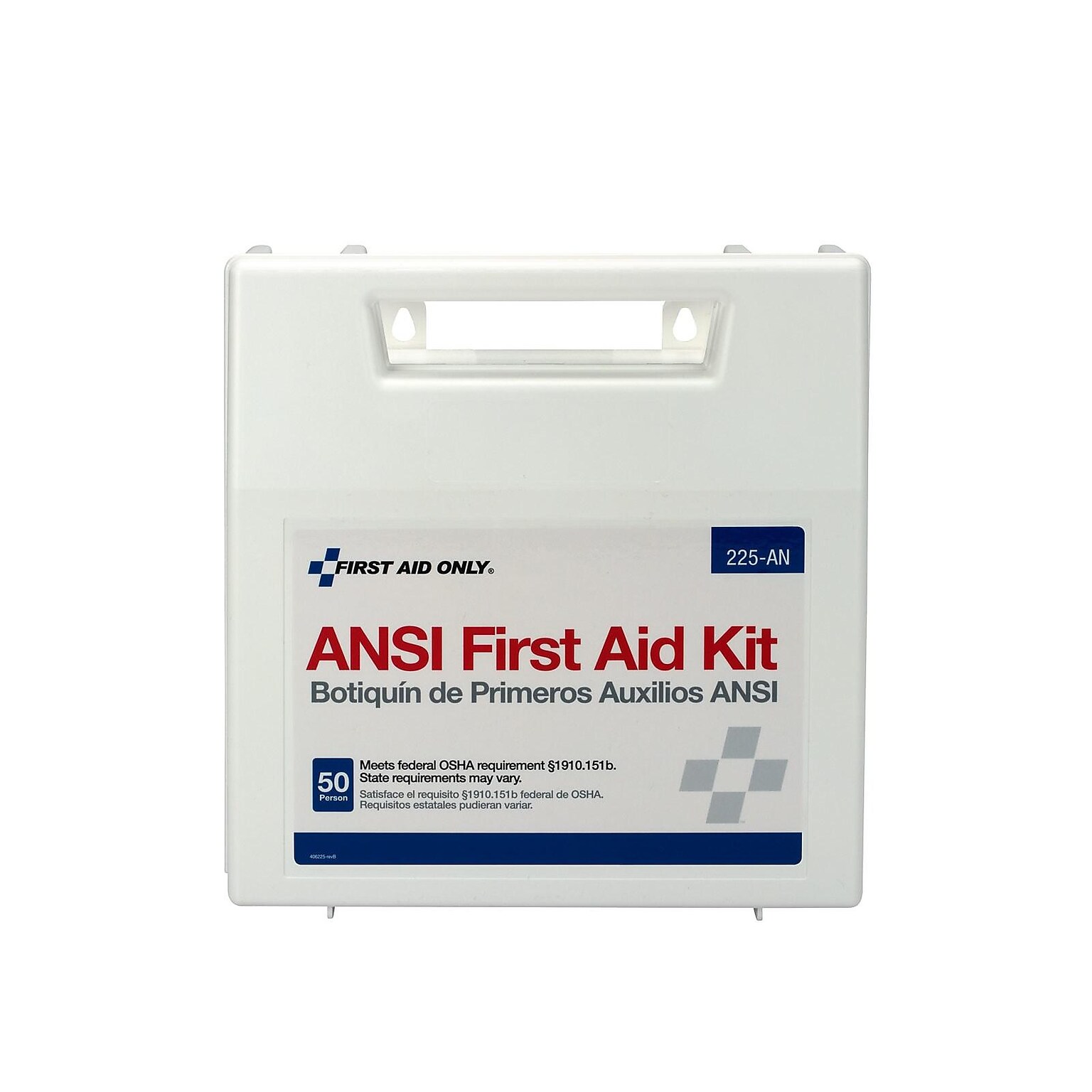 First Aid Only First Aid Kit, 50 People, 196 Pieces (225-AN)