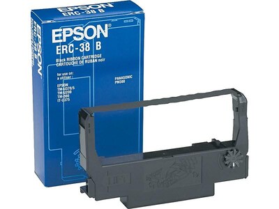 Epson Black Print Ribbon, Each (ERC38B)