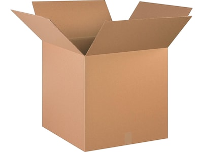 20 x 20 x 20 Standard Shipping Boxes, 32 ECT, Kraft, 10/Bundle (202020)