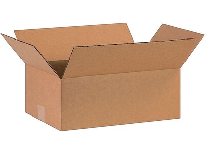 16 x 10 x 6 Shipping Boxes, ECT Rated, Kraft, 25/Bundle (BS161006)