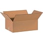 16" x 10" x 6" Shipping Boxes, ECT Rated, Kraft, 25/Bundle (BS161006)