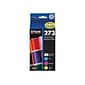 Epson 273 Photo Black/Color Ink Cartridges, Standard, 4/Pack (T273520-S)