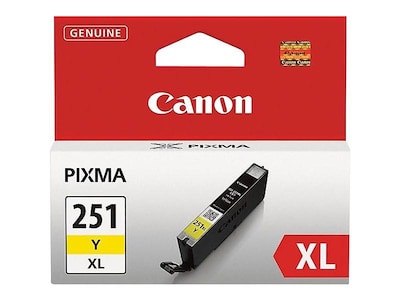 Canon 251XL Yellow High Yield Ink Cartridge (6451B001)