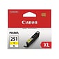 Canon 251XL Yellow High Yield Ink Cartridge (6451B001)